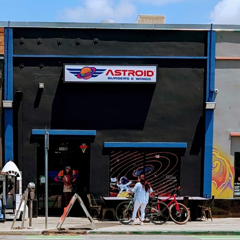 Welcome to Astroid Burgers and Wings
