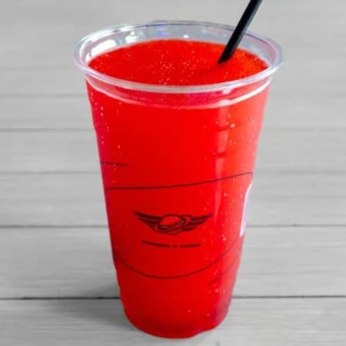 Slushy very very cherry.
